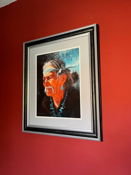 Just love my picture in its frame. Exceptional quality