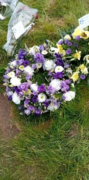 Floral works of art. First class service all round. Delighted thank you.