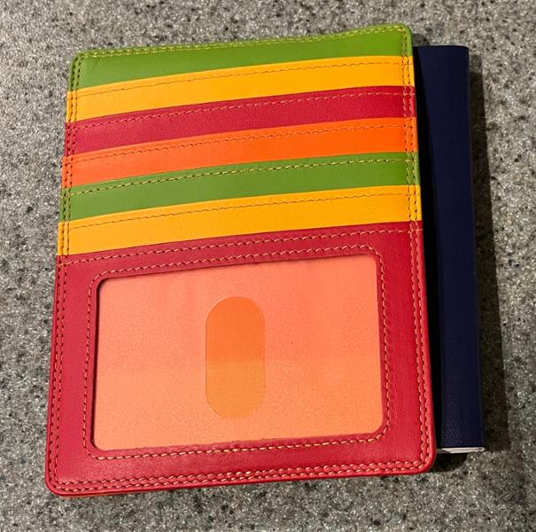 Coin purse and Passport wallet - wonderful colours