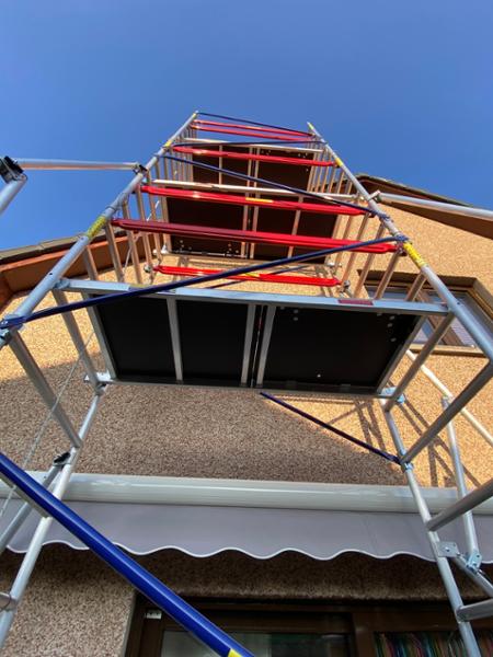 Brilliant scaffold tower