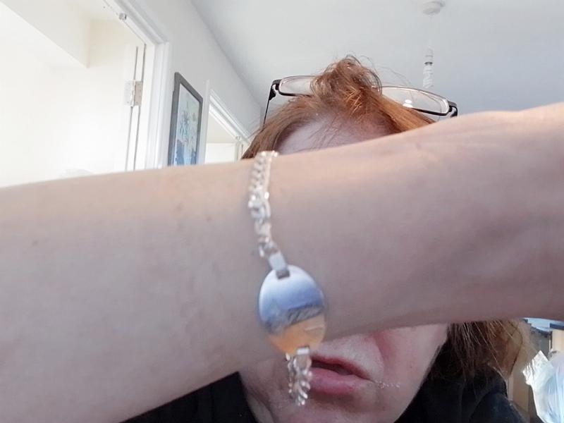 Silver Medic Alert bracelet