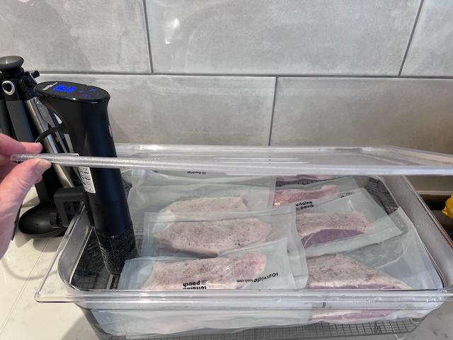 11.6Ltr Sous Vide Container with Custom Cut lid