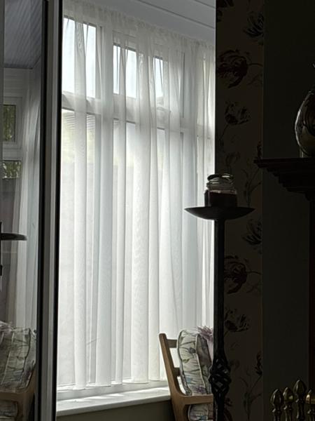 Net Curtains:Hardwick Voile - Cream Net CurtainsProduct Ref:HOMSide Seams: Side Seams