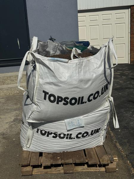 2 x Blended Topsoil £65 per bulk bag - British Standard BS3882:2015. Suitable for growing vegetables, flower beds and laying Turf