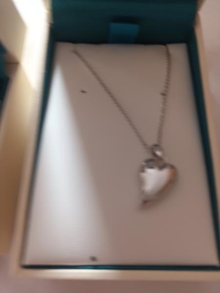 Kit Heath Desire Cherish Midi Heart Necklace | Women's Luxury Sterling Silver Necklace