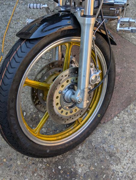 Front tyre was unsafe and needed a urgent replacement