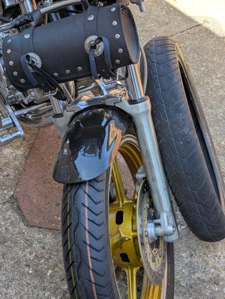 Front tyre was unsafe and needed a urgent replacement