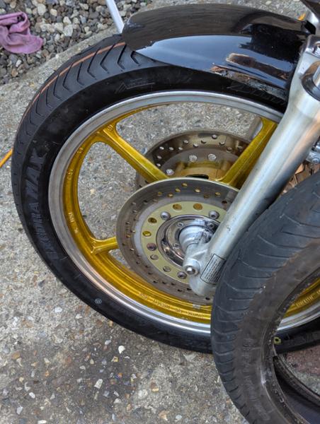 Front tyre was unsafe and needed a urgent replacement