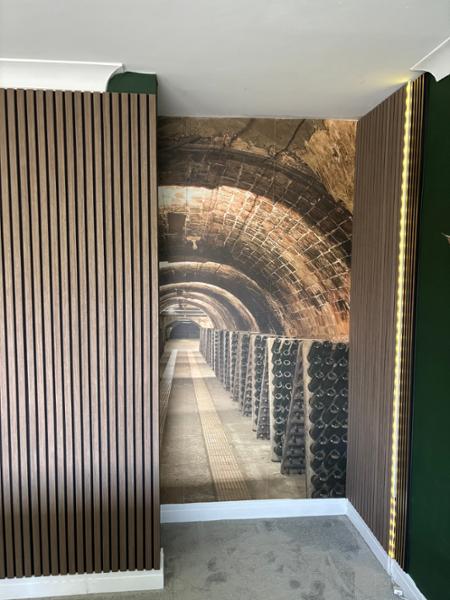Excellent wallpaper & a new cellar!