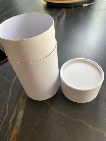 100 x Tubes en carton, 66 mm (d) x 186 mm (h) - (520ml) / Noir