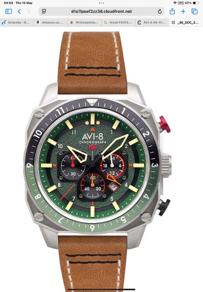 AVI-8 Mens Hawker Hunter Atlas Watch AV-4100-01