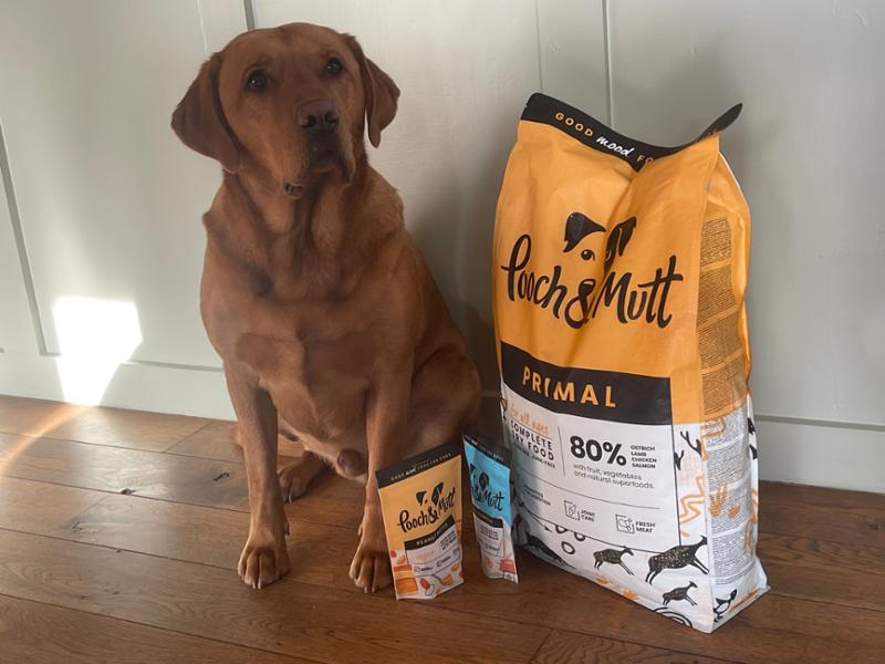 Primal | High Protein Dog Food For Small Dogs | 1.5kg | Lamb, Ostrich, Chicken & Salmon | High Meat Content Dog Food With Novel Protein | Pooch & Mutt