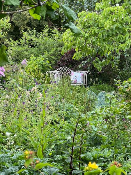 Kings Garden Bench, Cream