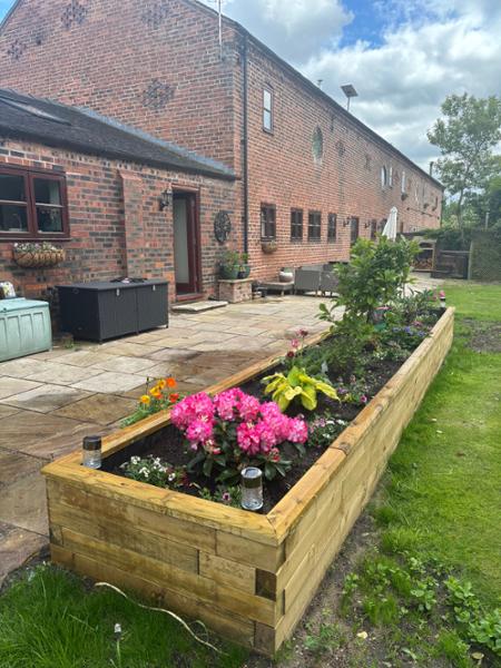 Raised garden beds