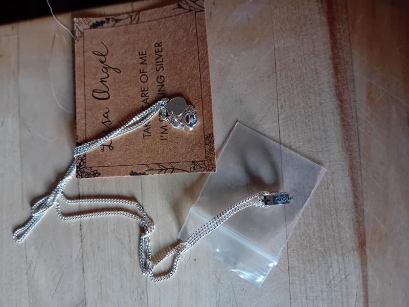 Personalised Sterling Silver Hoop Necklace