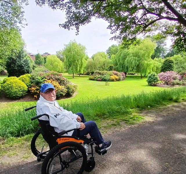 It's a fantastic wheelchair for all occasions - lightweight & sturdy in one