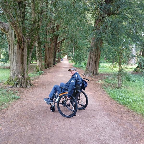 It's a fantastic wheelchair for all occasions - lightweight & sturdy in one