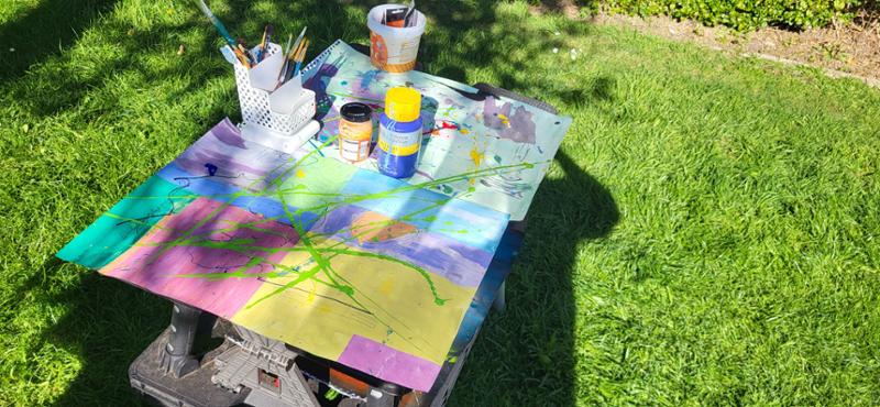 Beginner painter made easy with quality materials.