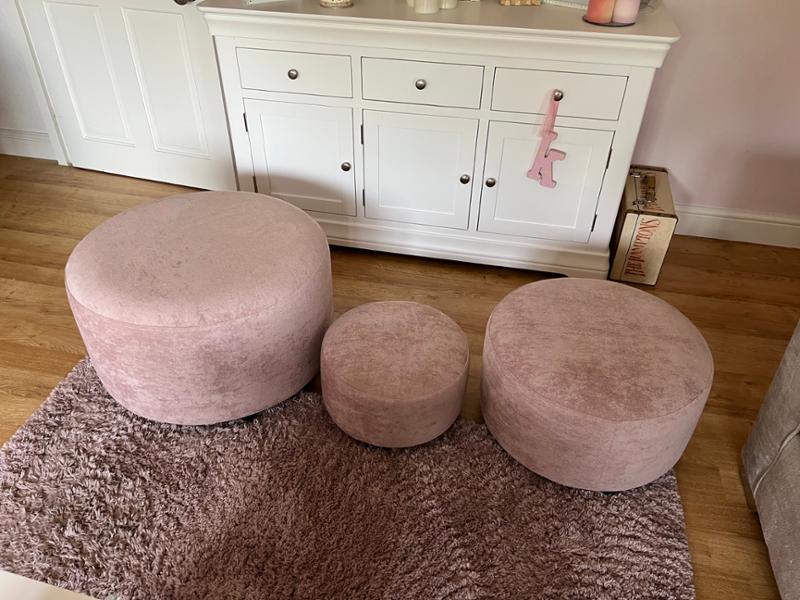 Dollie Nest of Footstools - Loom Loft Furniture & Interiors
