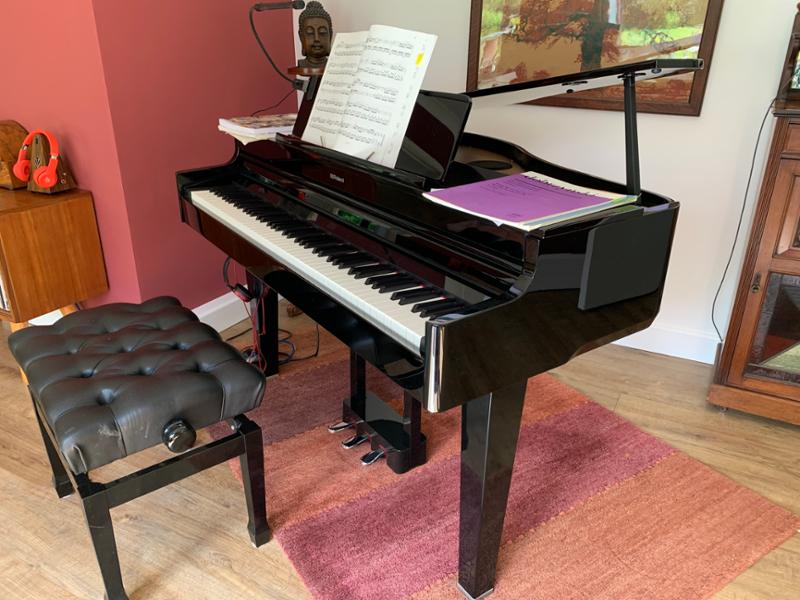 Roland GP-6 digital grand piano - Polished Ebony / A1