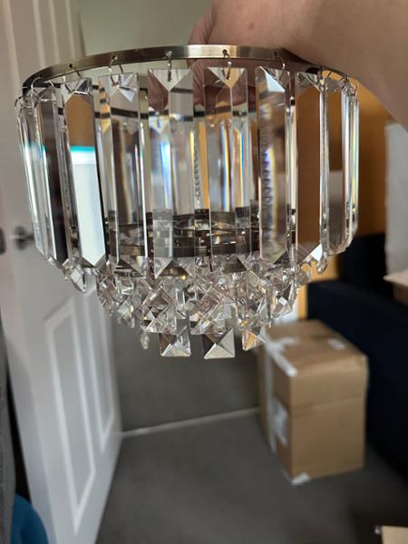 Lovely sparkly pretty chandelier at a good price