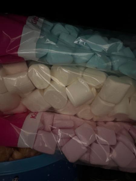 Chamallows cuore azzurro Haribo kg.1