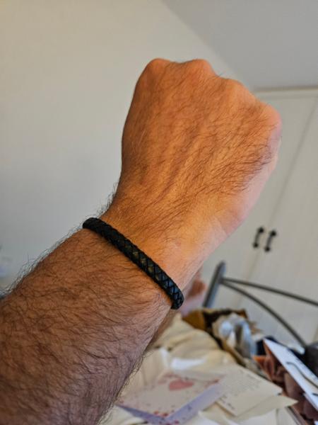 Men's Personalised Anniversary Woven Bracelet
