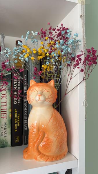 Tigger the Orange Cat Vase
