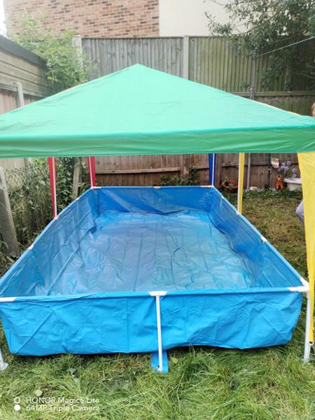 Gazebo Pool by Croft 1.46 x 2.92M Multicoloured