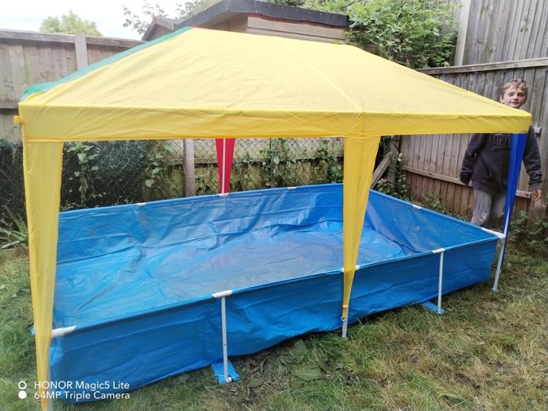 Gazebo Pool by Croft 1.46 x 2.92M Multicoloured