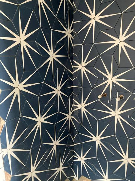 Ca' Pietra Lily Pad Porcelain Admiral Matt Tiles