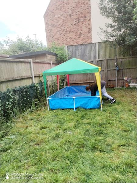 Gazebo Pool by Croft 1.46 x 2.92M Multicoloured