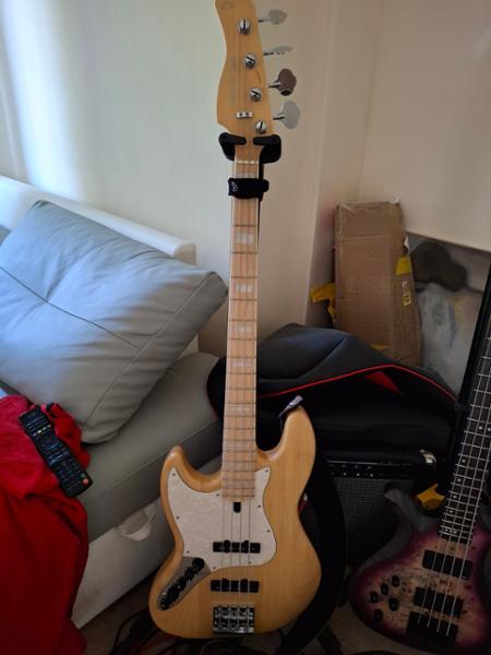 Sire Marcus Miller V7 Reissue Left Handed Swamp Ash 4 String Bass in Natural Satin