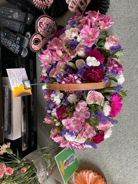 Beautiful Trug of Seasonal Flowers