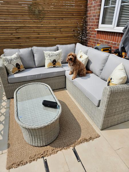 Oxford corner dining set