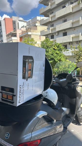 ROHNSON R-2882 με Αποσπώμενο Κάδο 2200 W 12 L Μαύρο Φριτέζα Αέρος