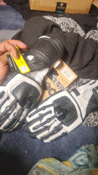 Handroid Motorcycle Gloves MK5 - B/W