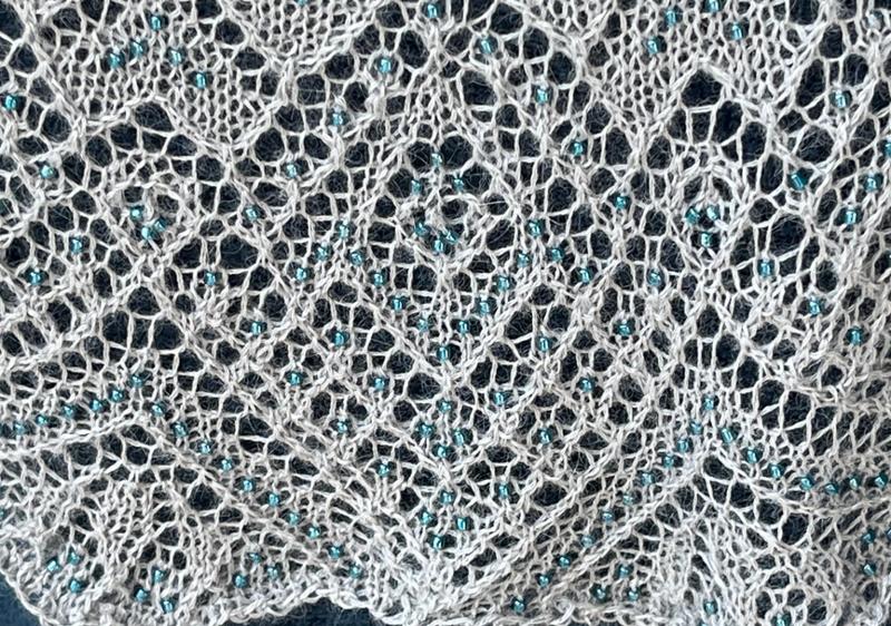 Lovely lace weight yarn for heirloom knits