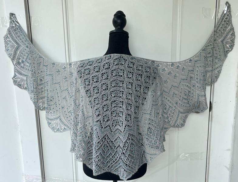 Lovely lace weight yarn for heirloom knits