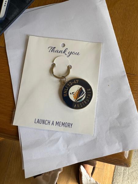 Launch a Memory Boat Keyring Anstruther | RNLI Shop