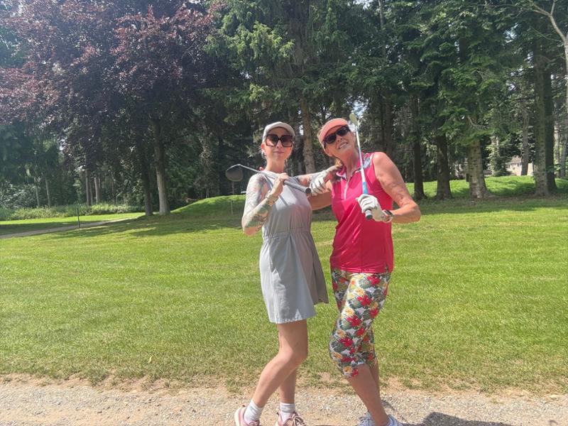 Golfing break