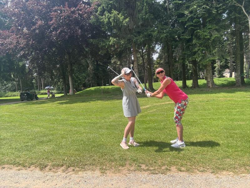 Golfing break