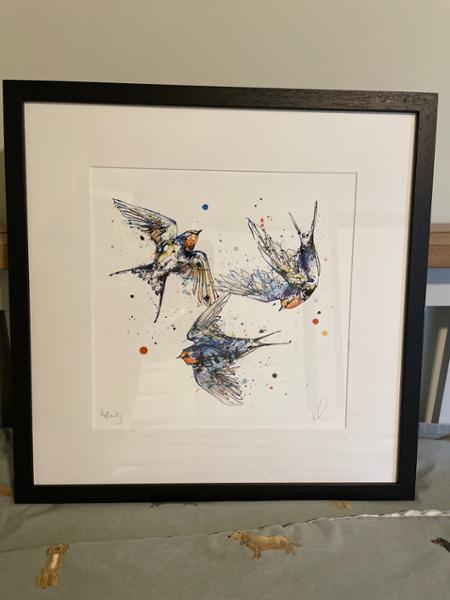 Delighted with framed prints and service received