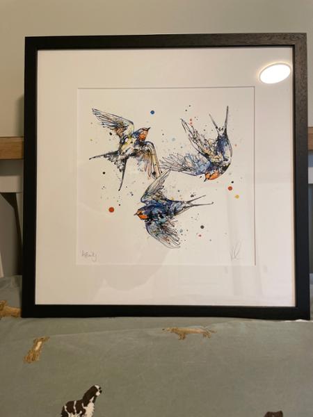 Delighted with framed prints and service received