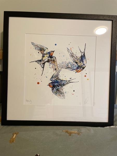Delighted with framed prints and service received