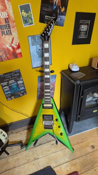 Jackson X Series Scott Ian Signature King V Electric Guitar in Baldini Green