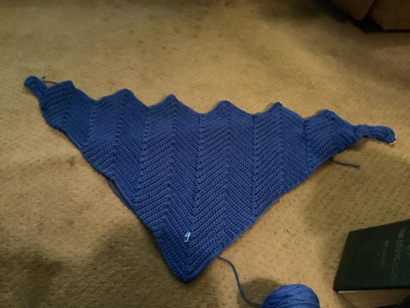 Diagonal Ripple Lapghan