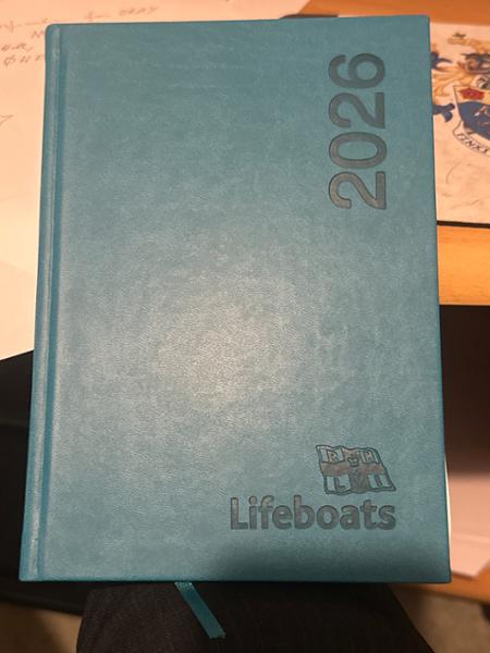 2026 RNLI Slim Diary, Kingfisher
