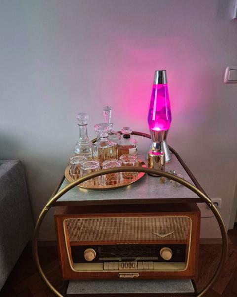 Lavalampe lila pink Sonderedition