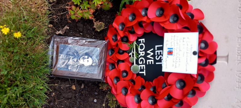 C Wreath and Badge